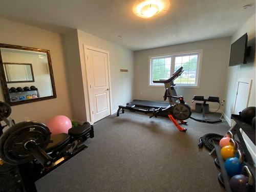 45, 240054 Township Road 670, Athabasca, AB - Indoor Photo Showing Gym Room