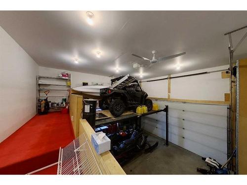 7111 South Glen Avenue, Edson, AB - Indoor Photo Showing Garage