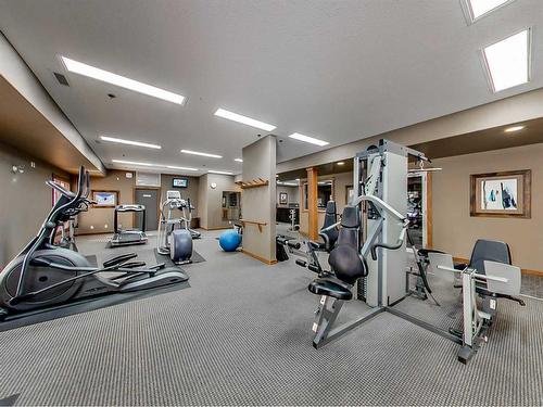 306-170 Crossbow Place, Canmore, AB - Indoor Photo Showing Gym Room