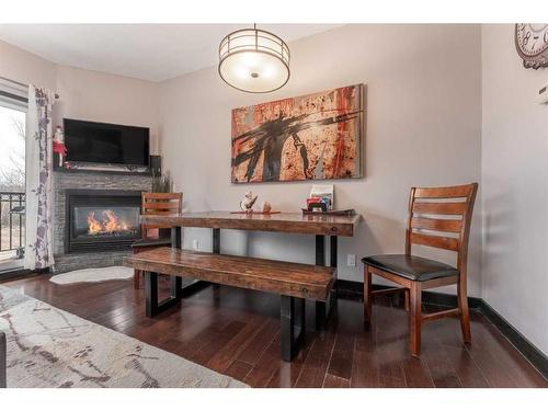 216-901 Mountain Street, Canmore, AB - Indoor With Fireplace