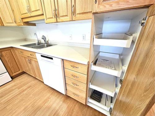 202-777 48 Street, Edson, AB - Indoor Photo Showing Kitchen With Double Sink