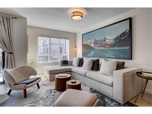 B-116 Otter Street, Banff, AB - Indoor Photo Showing Living Room