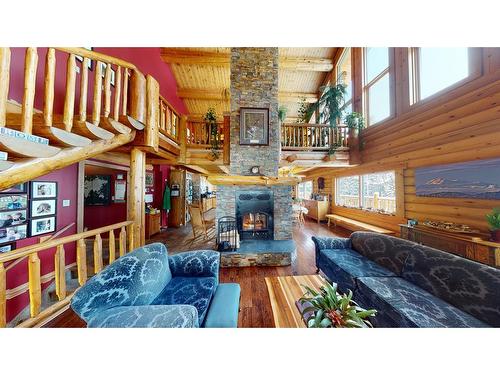 252 Woodley Drive, Hinton, AB - Indoor With Fireplace