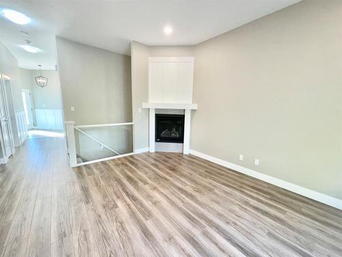 108 Trestle Place, Hinton, AB - Indoor With Fireplace