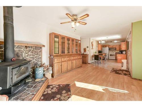 618 Willow Drive, Sunset Beach, AB - Indoor With Fireplace