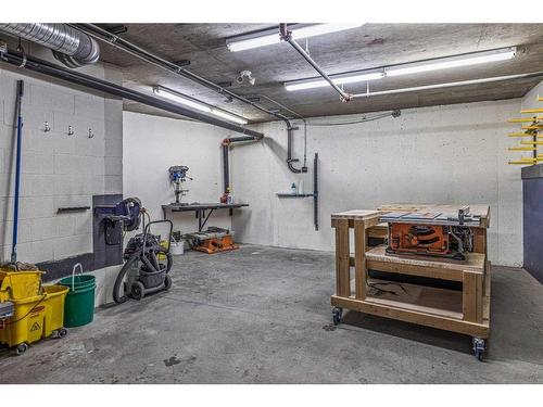 302-300 Palliser Lane, Canmore, AB - Indoor Photo Showing Garage