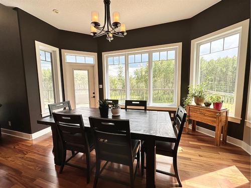 584064 Range Road 121, Rural Woodlands County, AB - Indoor Photo Showing Dining Room