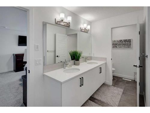 132 Precedence Hill, Cochrane, AB - Indoor Photo Showing Bathroom