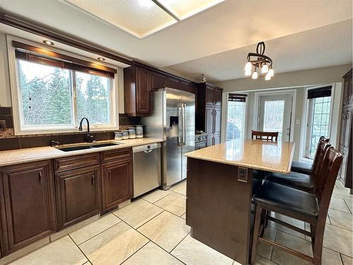4 Ravine Drive, Whitecourt, AB - Indoor Photo Showing Kitchen With Double Sink
