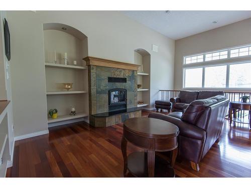 592015 Range Road 122 Lot 6, Rural Woodlands County, AB - Indoor Photo Showing Living Room With Fireplace