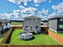 46 Riverdale Bend, Whitecourt, AB  - Outdoor With Deck Patio Veranda With Backyard With Exterior 