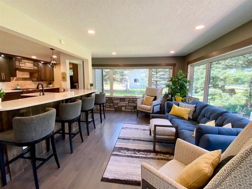 48 Ravine Drive, Whitecourt, AB - Indoor Photo Showing Living Room