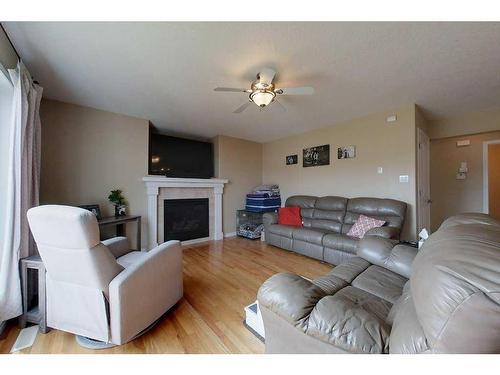 1013 7 Street Sw, Slave Lake, AB - Indoor Photo Showing Living Room With Fireplace