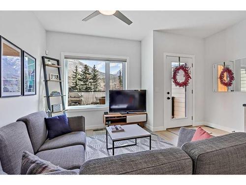 106-1106 Bow Valley Trail, Canmore, AB - Indoor Photo Showing Living Room