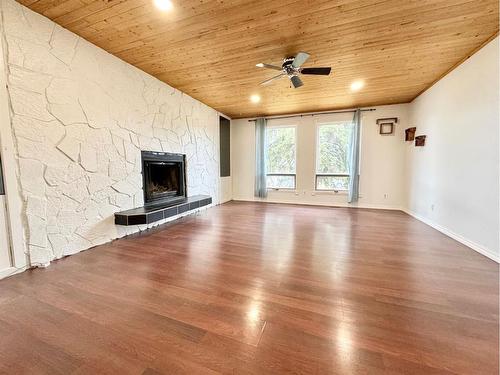 51 Harolds Hollow, Whitecourt, AB - Indoor With Fireplace