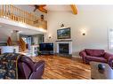 4705 Mountain Road, Brule, AB  - Indoor Photo Showing Living Room With Fireplace 