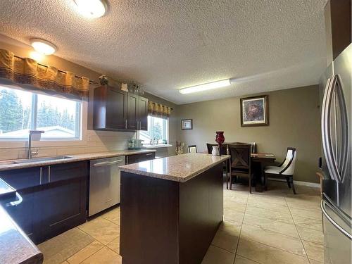 55 Hillside Crescent, Swan Hills, AB - Indoor Photo Showing Kitchen With Double Sink