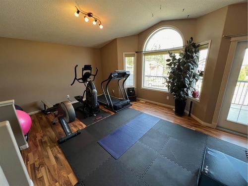 4049 Bradwell Street, Hinton, AB - Indoor Photo Showing Gym Room