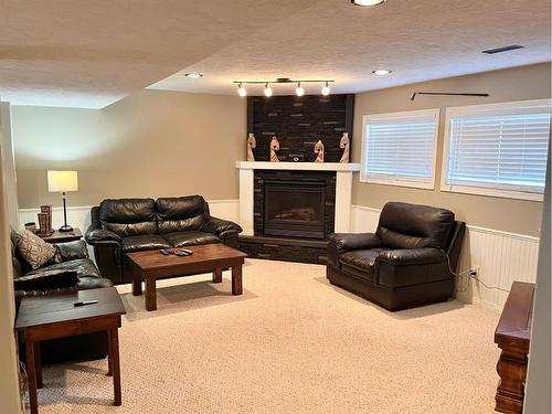 195 Tocher Avenue, Hinton, AB - Indoor With Fireplace