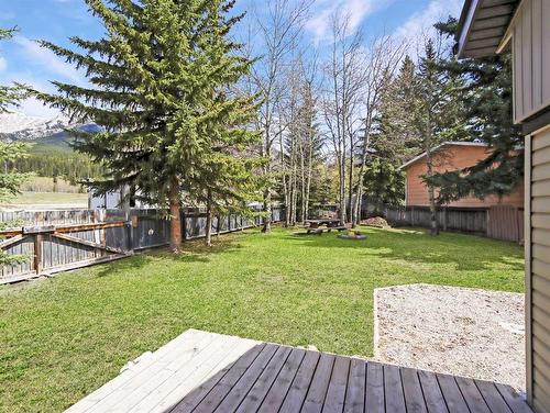 1621 1St Avenue, Canmore, AB - Outdoor With Backyard