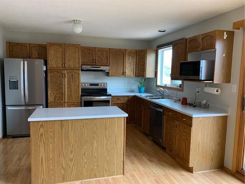 6 Lyons Crescent, Whitecourt, AB - Indoor Photo Showing Kitchen With Double Sink