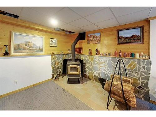 5114 49 Ave, Robb, AB - Indoor With Fireplace