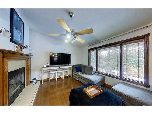 7212 Glenwood Drive, Edson, AB - Indoor Photo Showing Living Room With Fireplace