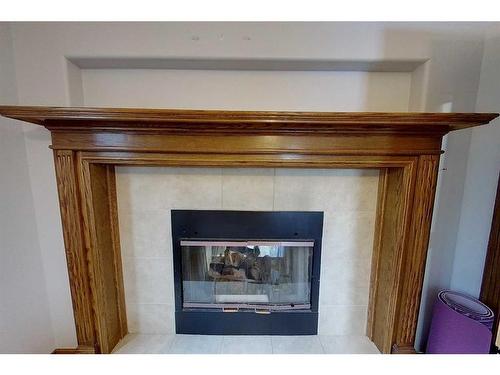 7212 Glenwood Drive, Edson, AB - Indoor Photo Showing Living Room With Fireplace