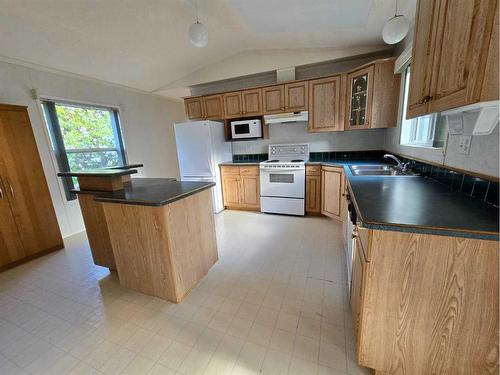 5510 51 Street, Niton Junction, AB - Indoor Photo Showing Kitchen With Double Sink