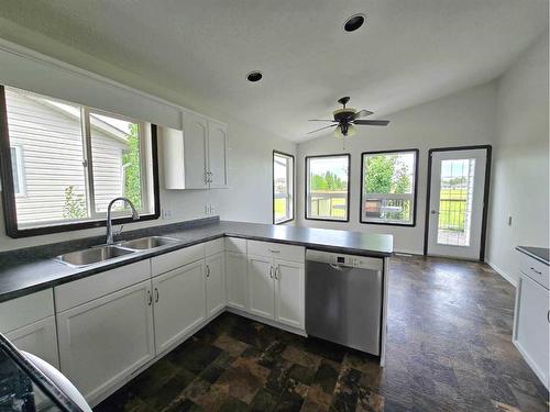 33 Baly Road, Whitecourt, AB - Indoor Photo Showing Kitchen With Double Sink