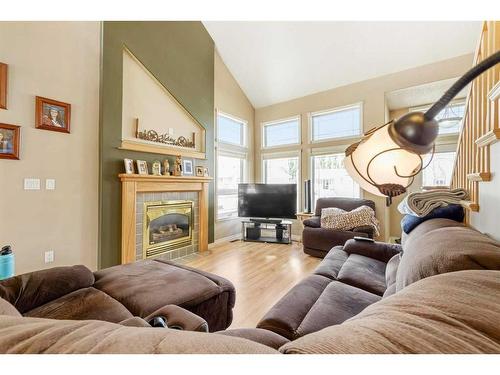 5809 12A Avenue, Edson, AB - Indoor Photo Showing Living Room With Fireplace