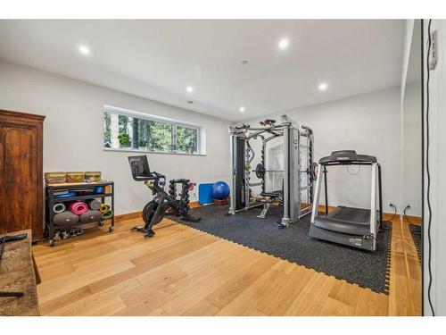 902 16Th Street, Canmore, AB - Indoor Photo Showing Gym Room