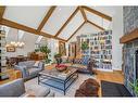 902 16Th Street, Canmore, AB  - Indoor Photo Showing Living Room With Fireplace 