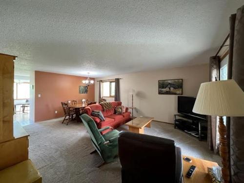 4824 9 Avenue, Edson, AB - Indoor Photo Showing Living Room With Fireplace