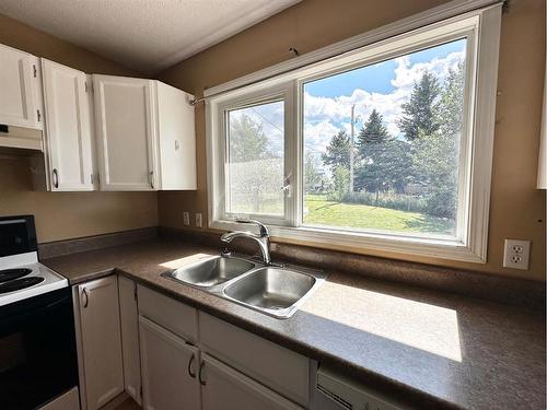 3 Isbister Avenue, Swan Hills, AB - Indoor Photo Showing Kitchen With Double Sink