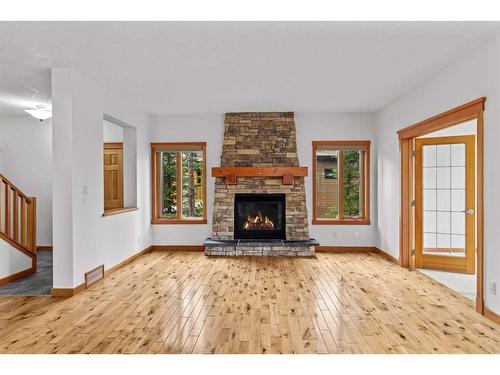 227 Miskow Close, Canmore, AB - Indoor Photo Showing Living Room With Fireplace