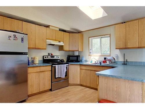 2682 Bambi Street, Wabasca, AB - Indoor Photo Showing Kitchen With Double Sink