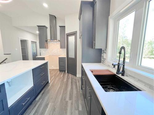 46-654036 Range Road 222, Rural Athabasca County, AB - Indoor Photo Showing Kitchen With Upgraded Kitchen