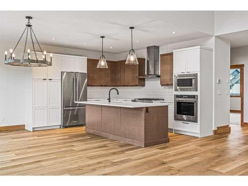 1308 Three Sisters Parkway, Canmore, AB - Indoor Photo Showing Kitchen With Upgraded Kitchen