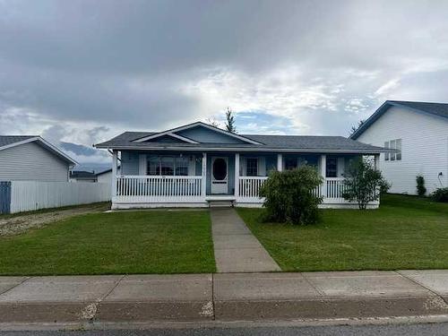 10983 Grande Avenue, Grande Cache, AB - Outdoor With Deck Patio Veranda With Facade