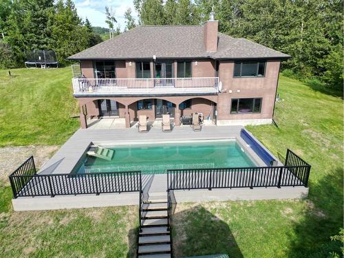 18321 Highway 16 E, Rural Yellowhead County, AB - Outdoor With In Ground Pool With Deck Patio Veranda