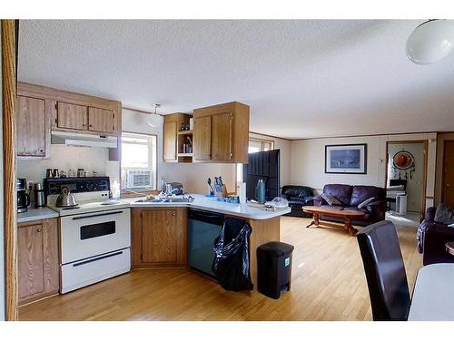 2756 Strawberry Lane, Wabasca, AB - Indoor Photo Showing Kitchen With Double Sink