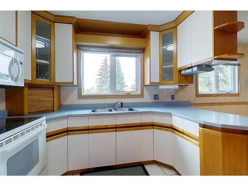 305 7 Street Se, Slave Lake, AB - Indoor Photo Showing Kitchen With Double Sink