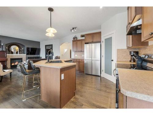 131 Mink Creek Road, Whitecourt, AB - Indoor Photo Showing Kitchen With Double Sink