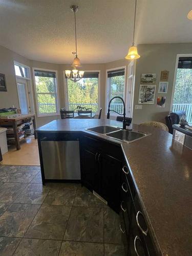 11-120053 Township Road 584, Rural Woodlands County, AB - Indoor Photo Showing Kitchen With Double Sink