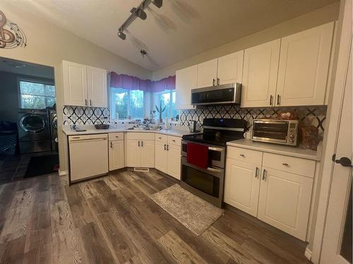 592062 Lot 22 Highway 32, Rural Woodlands County, AB - Indoor Photo Showing Kitchen With Double Sink