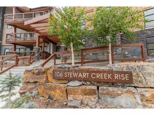 304-106 Stewart Creek Rise, Canmore, AB - Outdoor With Balcony