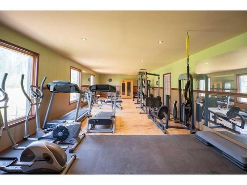 1 Spruce Hill Road, Rural Lesser Slave River No. 124, M.D. Of, AB - Indoor Photo Showing Gym Room