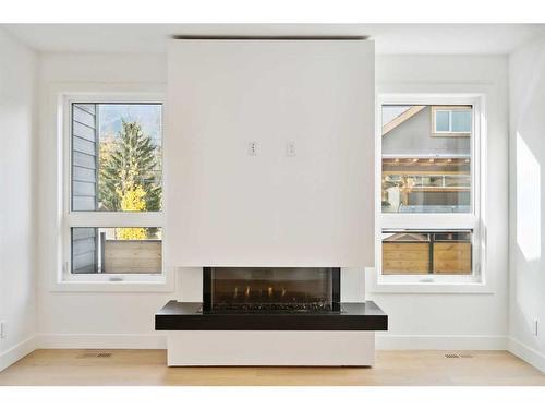 512 8Th Avenue, Canmore, AB - Indoor With Fireplace