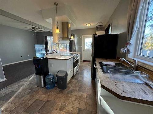 4814 5 Avenue, Edson, AB - Indoor Photo Showing Kitchen With Double Sink